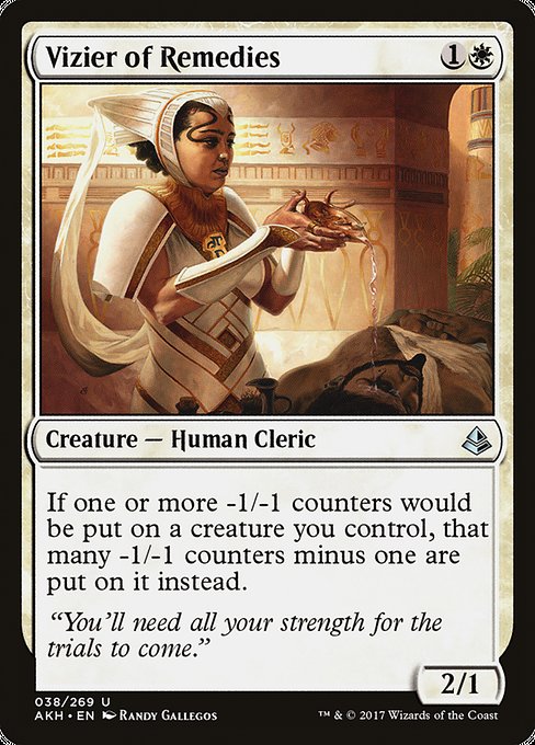 Vizier of Remedies - Amonkhet Uncommon Card