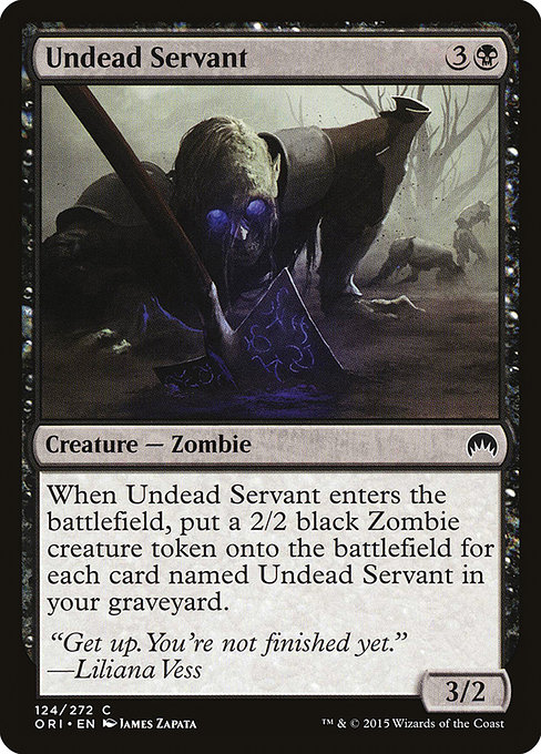 Undead Servant - Magic Origins Common Card