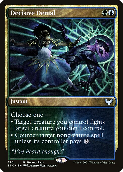 Decisive Denial - Strixhaven: School of Mages Uncommon Card