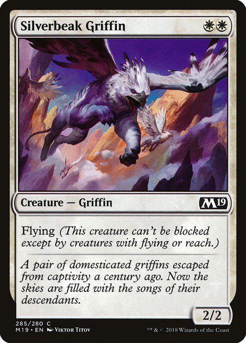 Silverbeak Griffin - Core Set 2019 Common Card