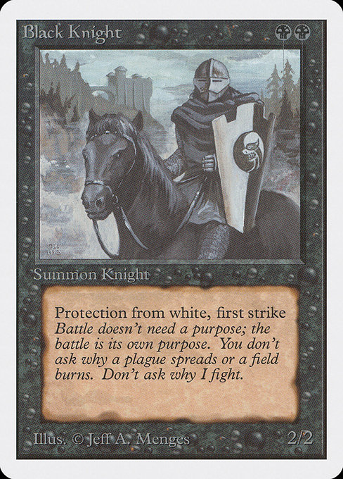 Black Knight - Unlimited Edition Uncommon Card