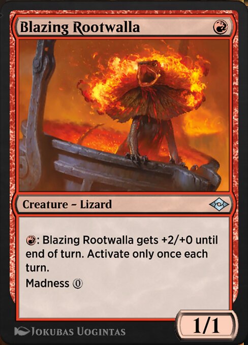Blazing Rootwalla - Jumpstart: Historic Horizons Uncommon Card