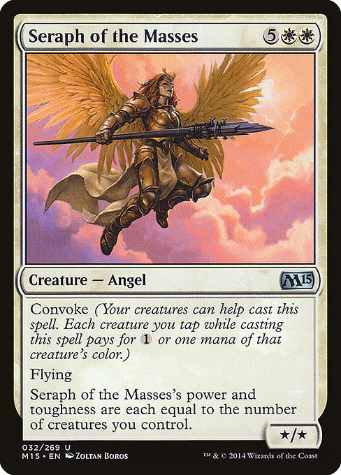 Seraph of the Masses - Magic 2015 Uncommon Card