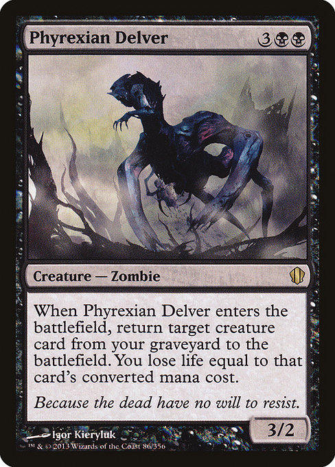 Phyrexian Delver - Commander 2013 Rare Card