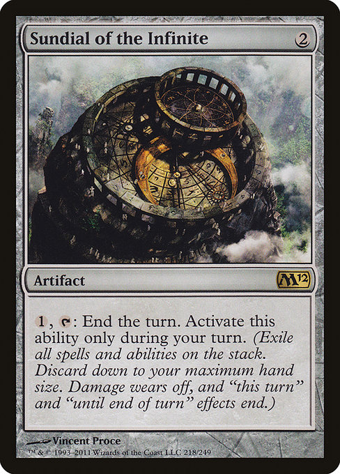 Sundial of the Infinite - Magic 2012 Rare Card
