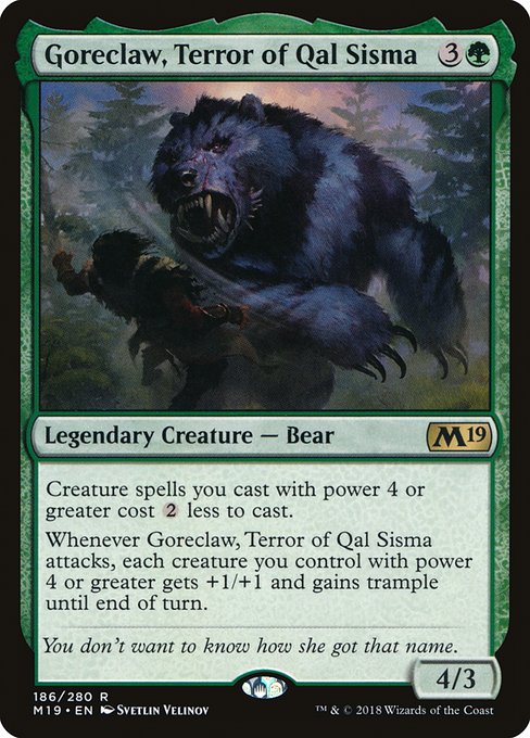 Goreclaw, Terror of Qal Sisma - Core Set 2019 Rare Card