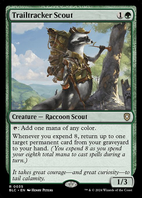 Trailtracker Scout - Bloomburrow Commander Rare Card