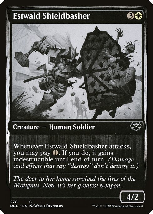 Estwald Shieldbasher - Innistrad: Double Feature Common Card