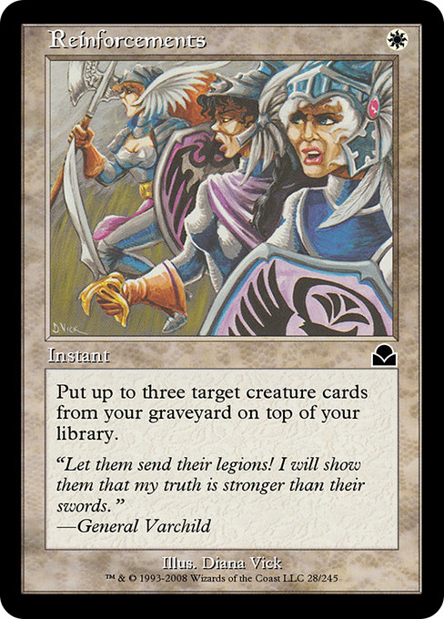 Reinforcements - Masters Edition II Common Card