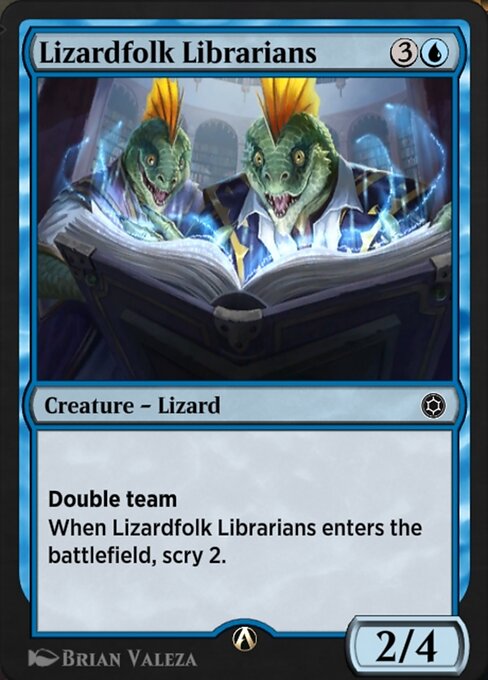 Lizardfolk Librarians - Alchemy Horizons: Baldur's Gate Common Card