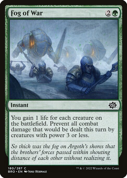 Fog of War - The Brothers' War Common Card
