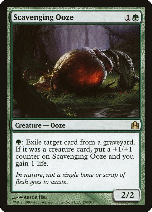Scavenging Ooze - Commander 2011 Rare Card