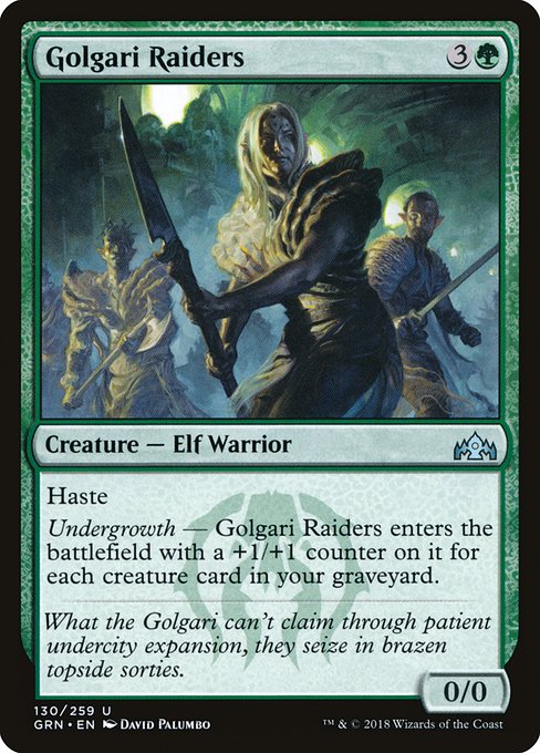 Golgari Raiders - Guilds of Ravnica Uncommon Card