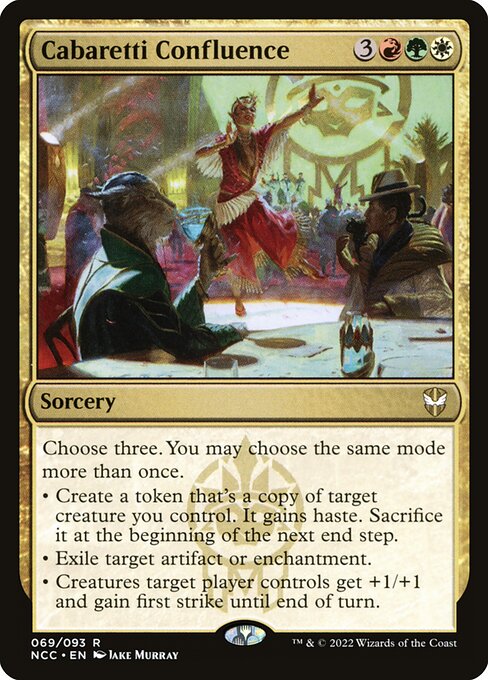 Cabaretti Confluence - New Capenna Commander Rare Card