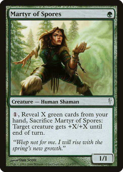 Martyr of Spores - Coldsnap Common Card