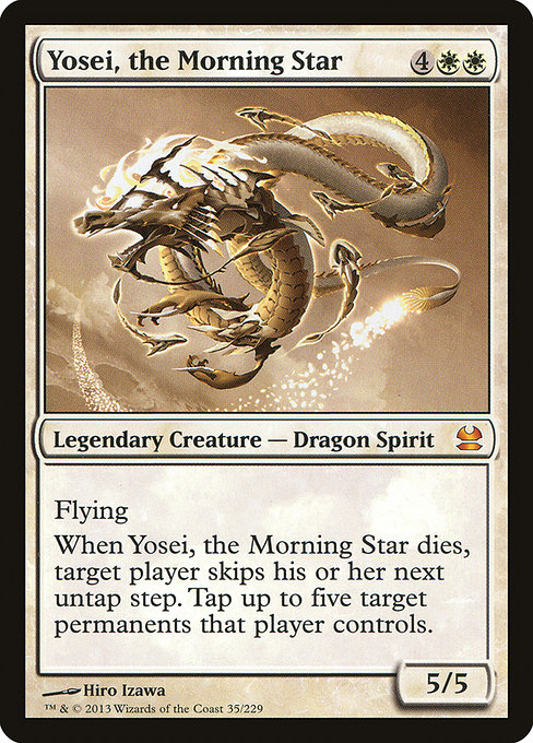 Yosei, the Morning Star - Modern Masters Mythic Card