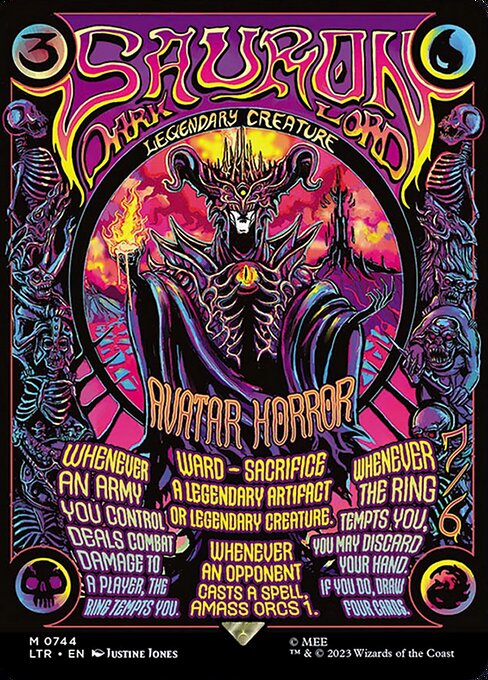 Sauron, the Dark Lord - The Lord of the Rings: Tales of Middle-earth Mythic Card