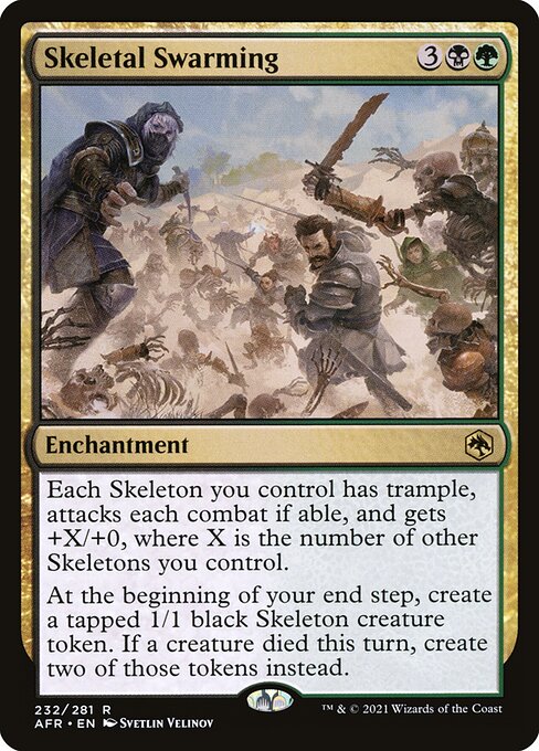 Skeletal Swarming - Adventures in the Forgotten Realms Rare Card