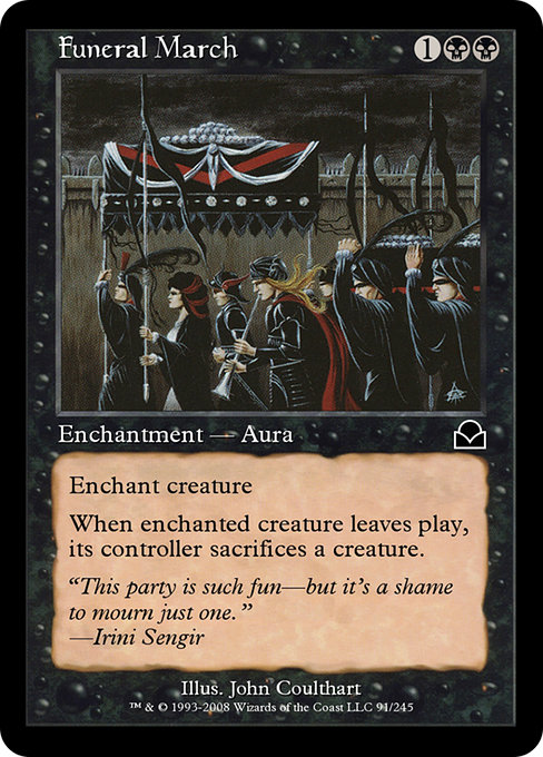 Funeral March - Masters Edition II Common Card