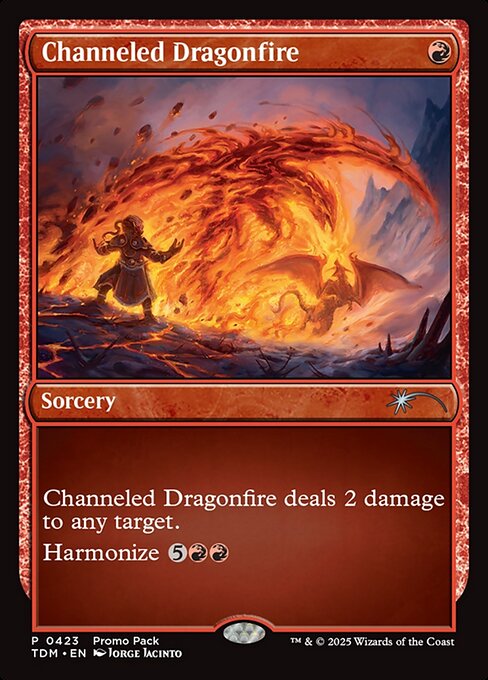 Channeled Dragonfire - Tarkir: Dragonstorm Uncommon Card