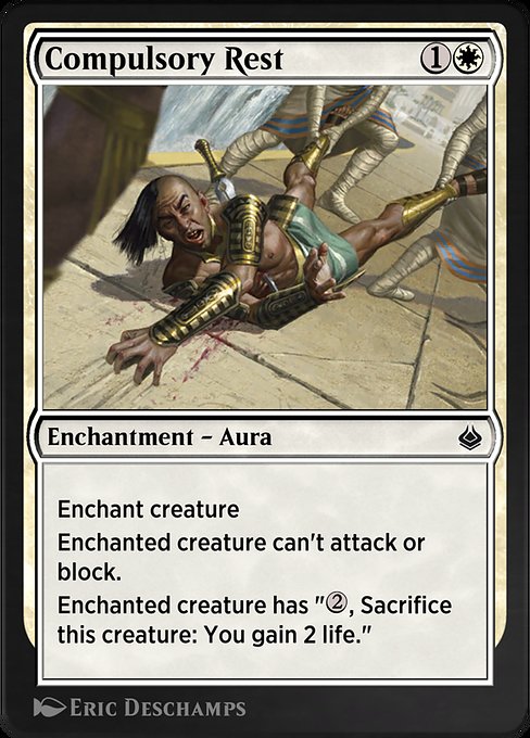 Compulsory Rest - Amonkhet Remastered Common Card