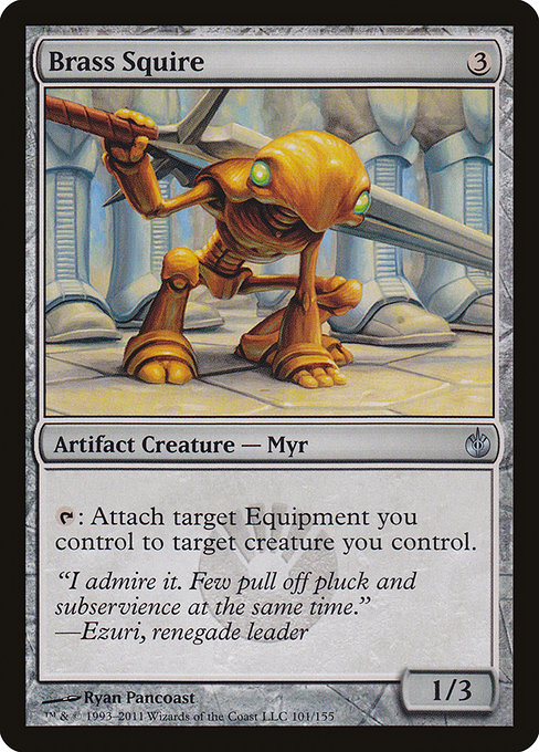Brass Squire - Mirrodin Besieged Uncommon Card