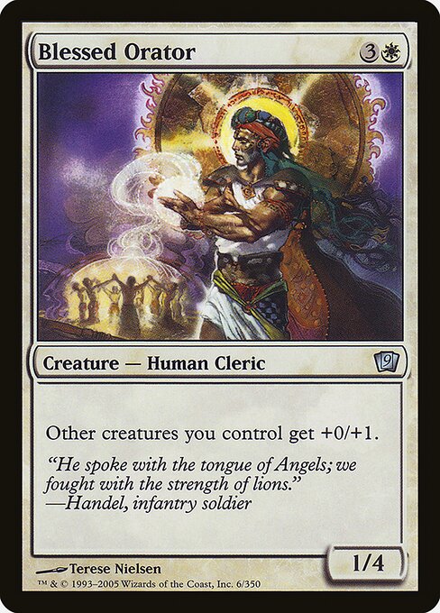 Blessed Orator - Ninth Edition Uncommon Card