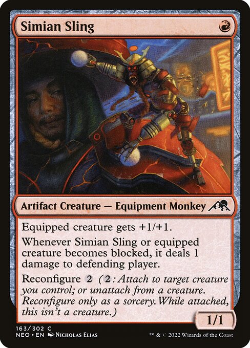 Simian Sling - Kamigawa: Neon Dynasty Common Card