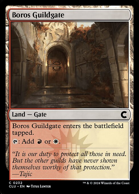 Boros Guildgate - Ravnica: Clue Edition Common Card