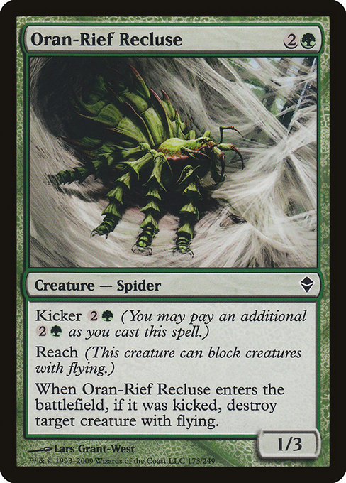 Oran-Rief Recluse - Zendikar Common Card