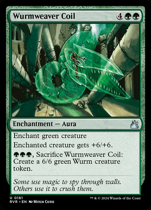 Wurmweaver Coil - Ravnica Remastered Uncommon Card