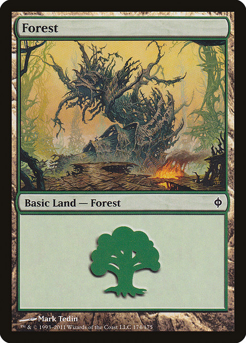 Forest - New Phyrexia Common Card
