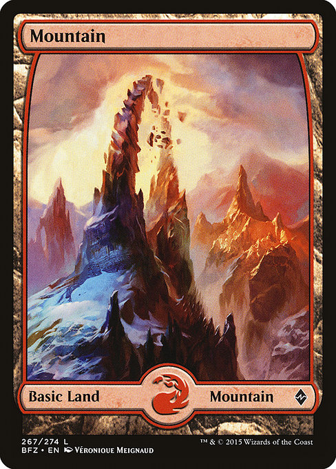 Mountain - Battle for Zendikar Common Card
