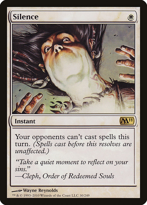 Silence - Magic 2011 Rare Card