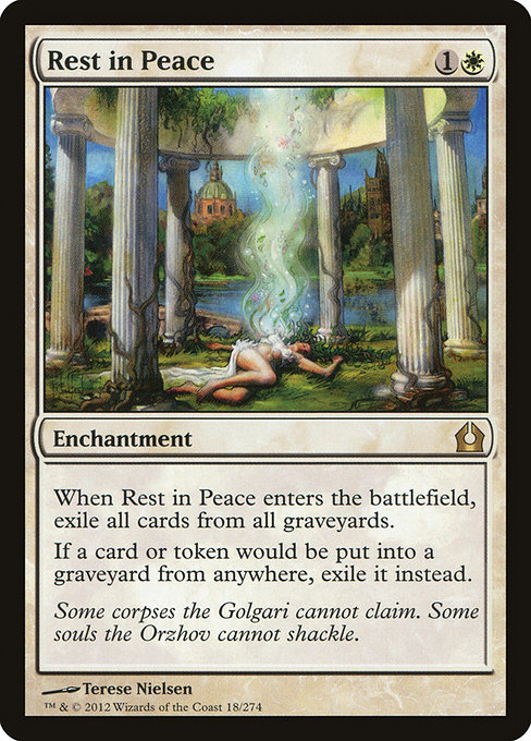 Rest in Peace - Return to Ravnica Rare Card