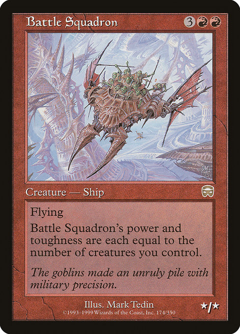 Battle Squadron - Mercadian Masques Rare Card