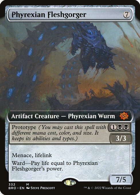 Phyrexian Fleshgorger - The Brothers' War Mythic Card