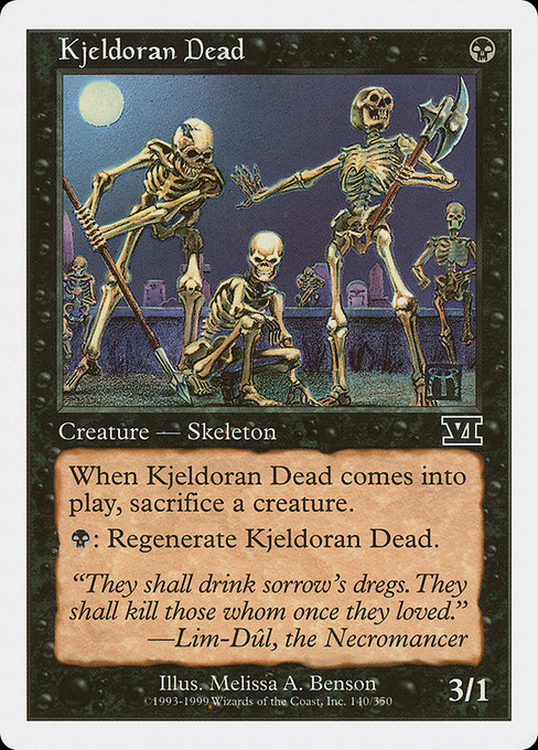 Kjeldoran Dead - Classic Sixth Edition Common Card