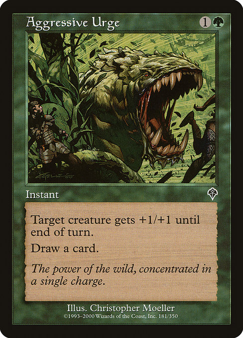 Aggressive Urge - Invasion Common Card