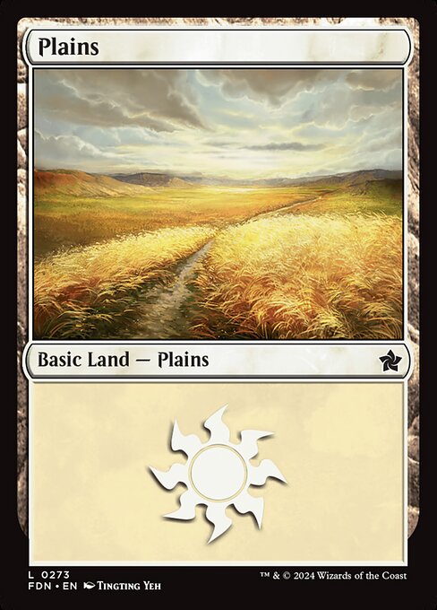 Plains - Foundations Common Card