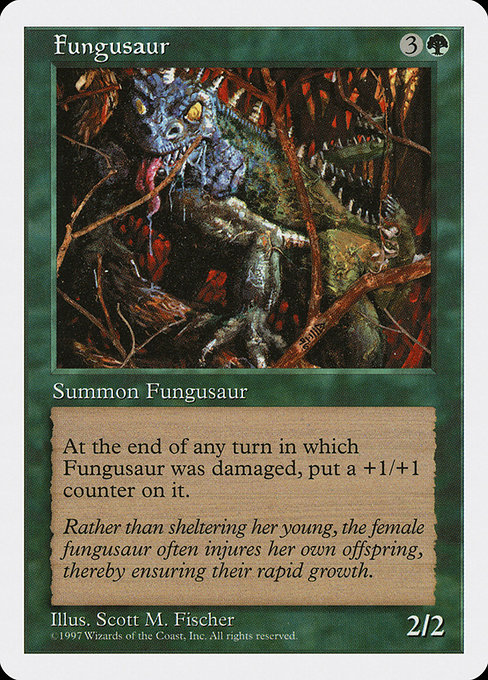 Fungusaur - Fifth Edition Rare Card