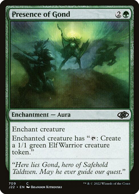 Presence of Gond - Jumpstart 2022 Common Card