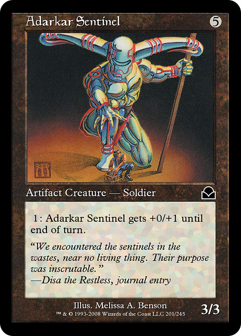 Adarkar Sentinel - Masters Edition II Common Card