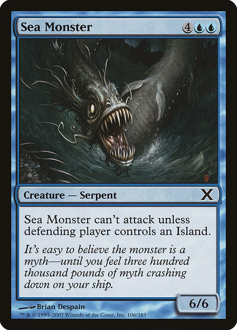 Sea Monster - Tenth Edition Common Card