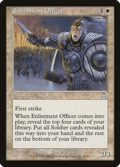 Enlistment Officer - Apocalypse Uncommon Card