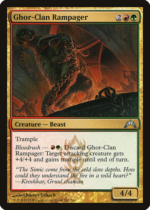 Ghor-Clan Rampager - Gatecrash Uncommon Card