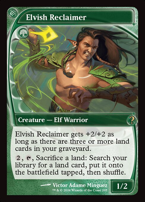 Elvish Reclaimer - Mystery Booster 2 Rare Card