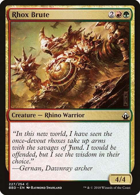 Rhox Brute - Battlebond Common Card