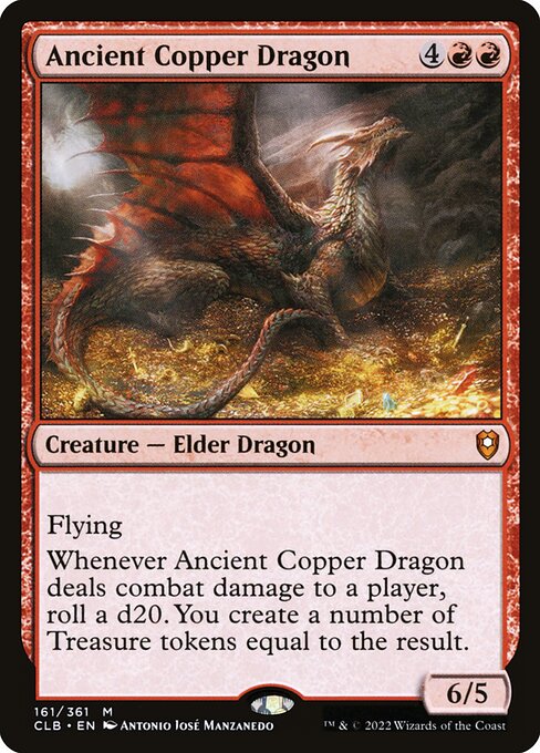 Ancient Copper Dragon - Commander Legends: Battle for Baldur's Gate Mythic Card