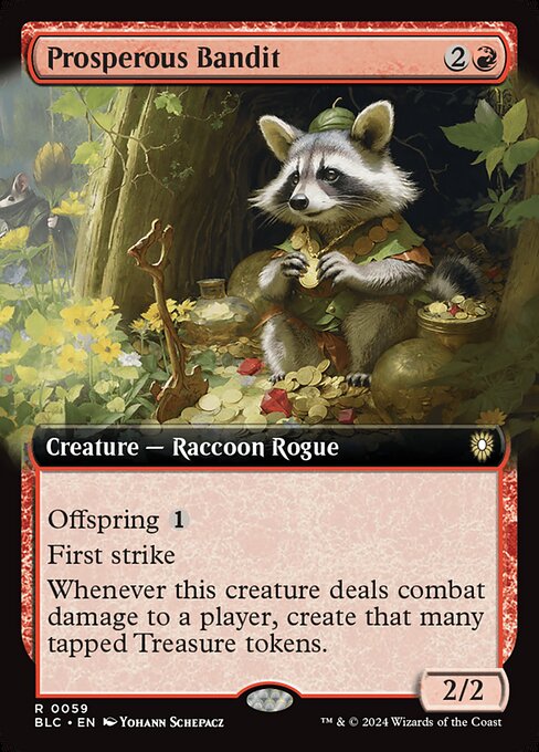 Prosperous Bandit - Bloomburrow Commander Rare Card